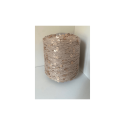 Bomuld med pailletter