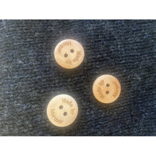 Knap - Made by ..... - Tr - 18 mm Made by mormor