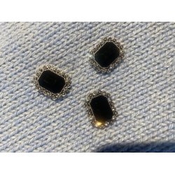 Knap m. je - Simili - 17 x 21 mm