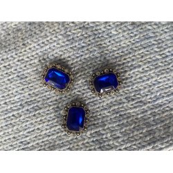 Knap m. je - Simili - 17 x 21 mm