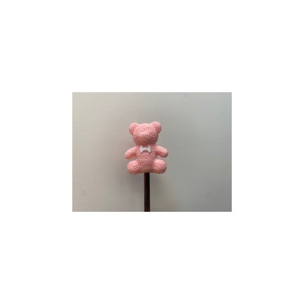 Maskestoppere silikone Bamse Smile Lyser&oslash;d