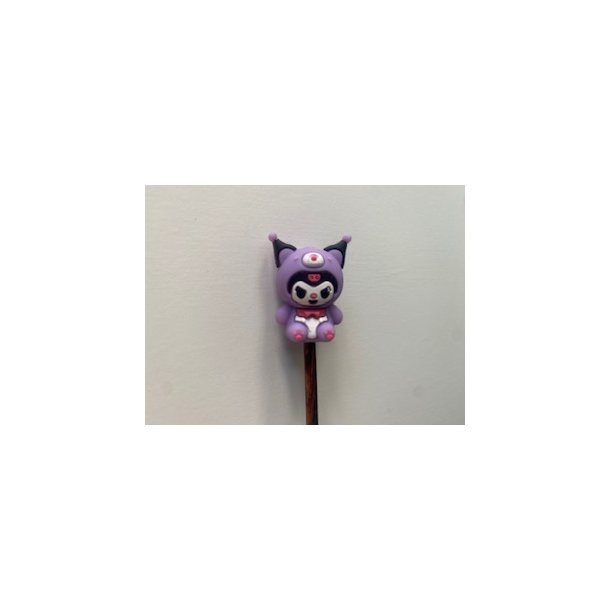 Maskestoppere silikone Bamse kat - Lilla