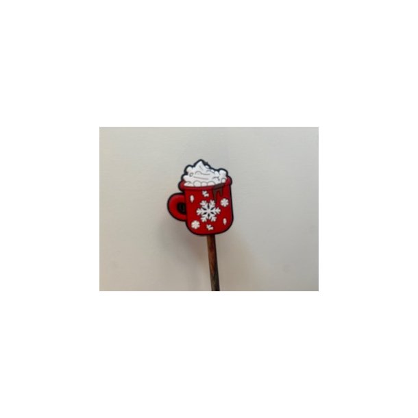 Maskestoppere silikone Jul - Julekrus R&oslash;d