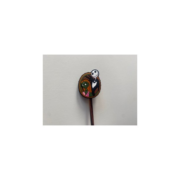 Maskestoppere silikone Halloween - Jack &amp; Sally - Brun