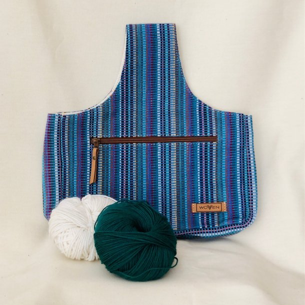 Vvet Strikkepose - Knit&Go - Woven - Mauds Collection Bl&aring; Toner