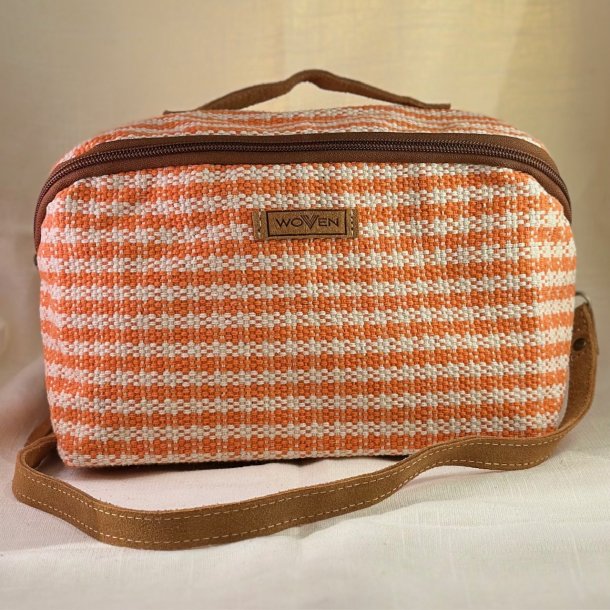 Vvet Smartboks - Stor - Woven - Mauds Collection Orange/Hvid