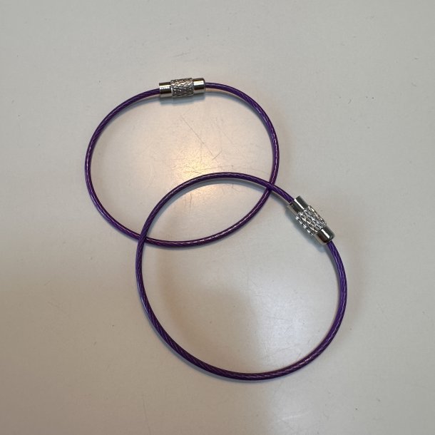 Wire-ring til maskemarkrer og smting Lilla