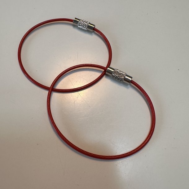 Wire-ring til maskemarkrer og smting R&oslash;d