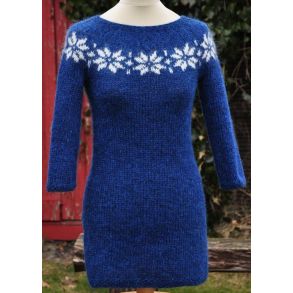 Kjole med stjerner - Opskrift PDF