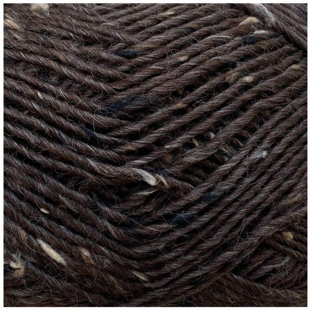 CaMaRose - Lama tweed 6478 M&oslash;rkebrun
