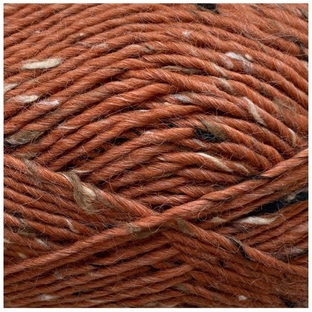 CaMaRose - Lama tweed 6480 Varm orange