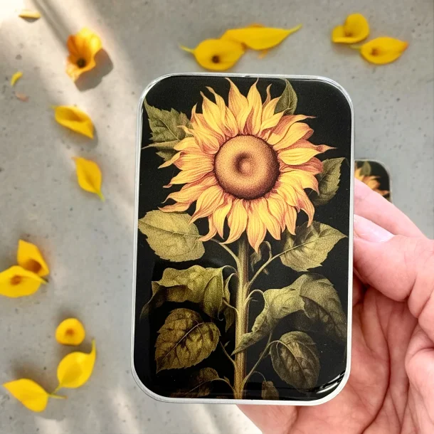 Tin ske - Stor - Firefly Notes  Beautiful Sunflower - Stor