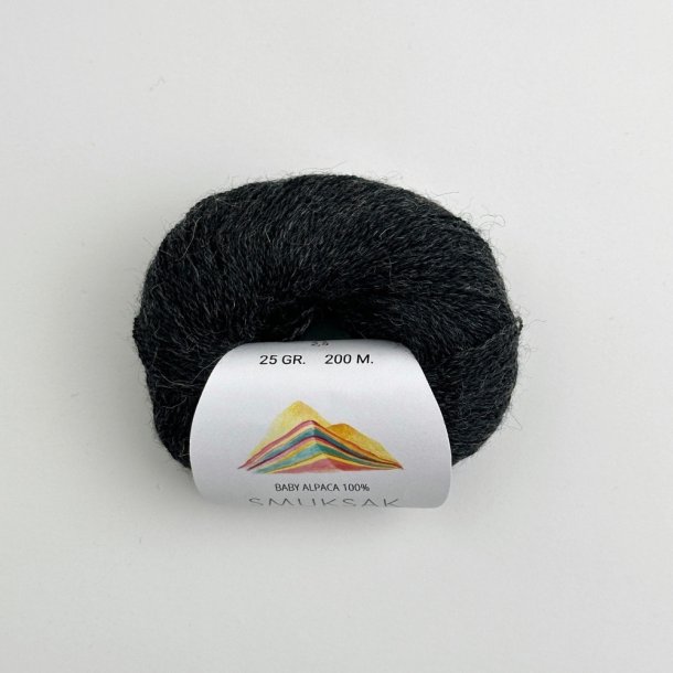 Baby Alpaca 100% - 25 g - Smuksak SFN75 - Charcoal