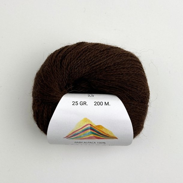Baby Alpaca 100% - 25 g - Smuksak SFN90 - Espresso