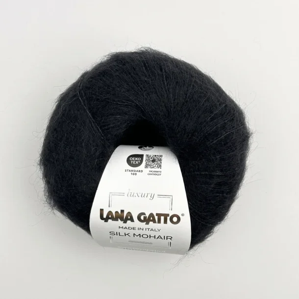 Lana Gatto - Silk Mohair 06037 - Very Black