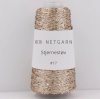 17 Beige med beige pailletter