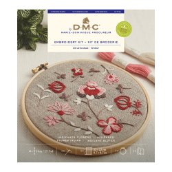 Broderi-Kit - Indiennes Flowers - DMC