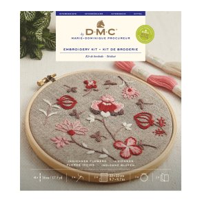 Broderi-Kit - Indiennes Flowers - DMC