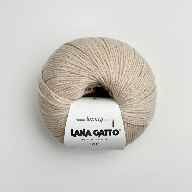 Lana Gatto - VIP Merino Cashmere A4947 White sand