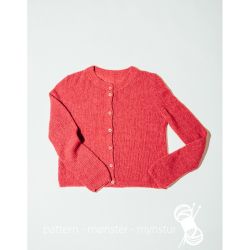 Strikkekit - Enkel cardigan str. S - Navia