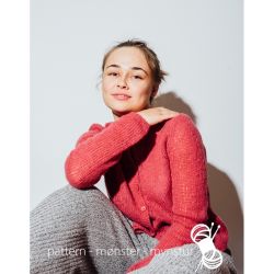 Strikkekit - Enkel cardigan str. S - Navia