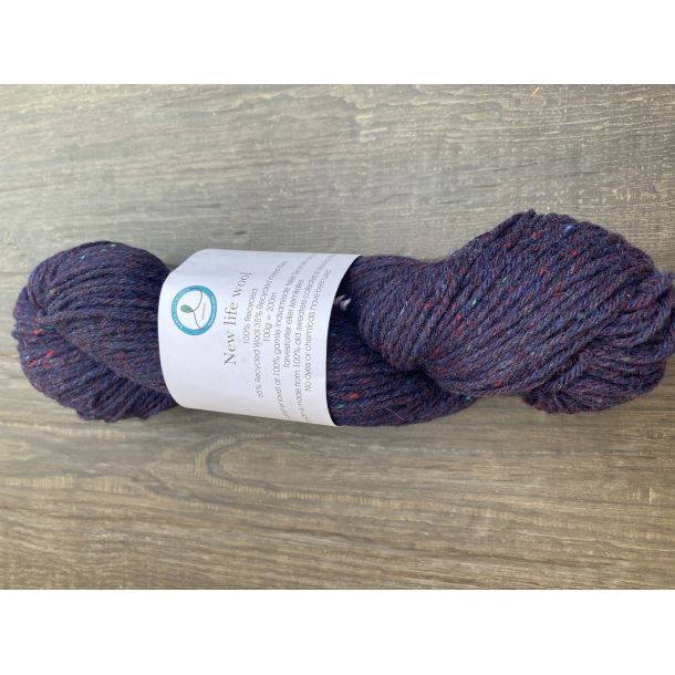 New Life Wool 7140 Navy Blue Melange