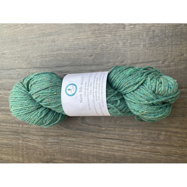 New Life Wool 7120 Emerald Melange