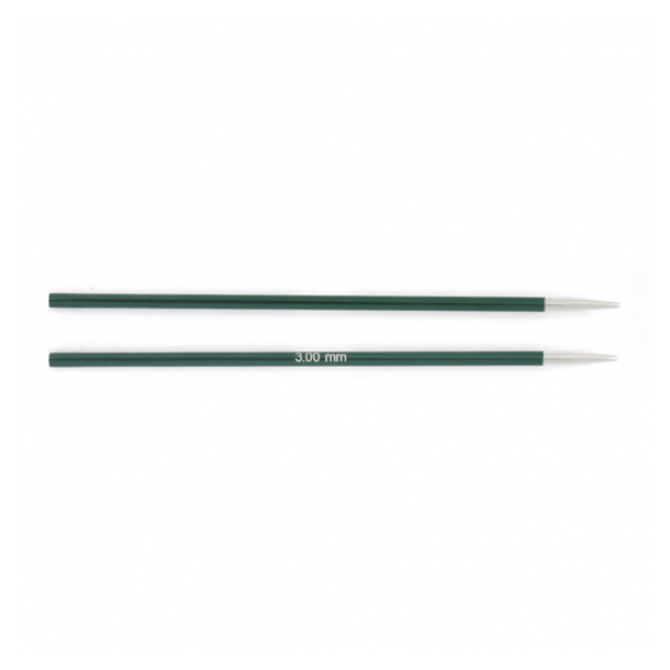 Knitpro Zing udskiftlige pindspidser - Korte 3 mm