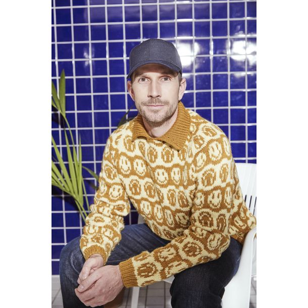 Strikkekit - Mood sweater man by Spektakelstrik str XL