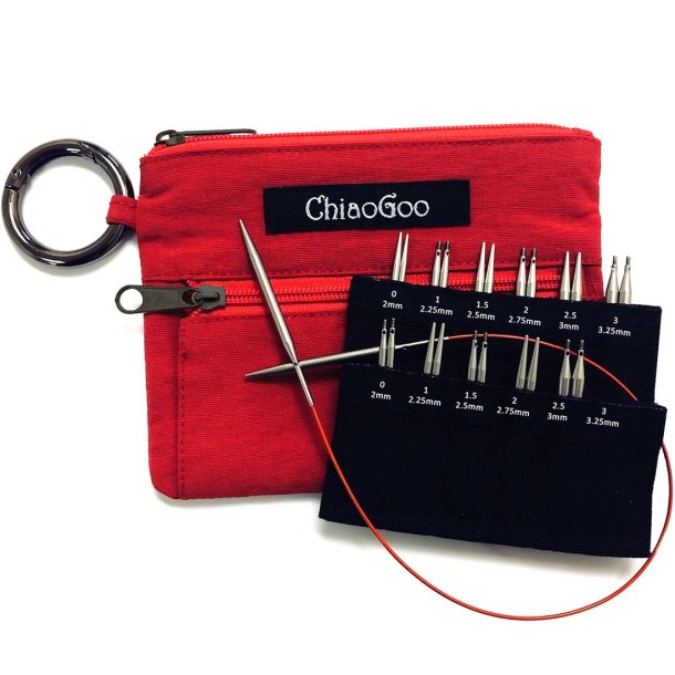 Chiaogoo - Twist Shorties Red -  5 cm &amp; 8 cm - S�t Mini