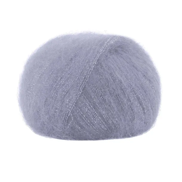 Lana Gatto - Silk Mohair Lux 09380 - Gr&aring; Lavendel