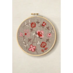 Broderi-Kit - Indiennes Flowers - DMC