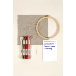 Broderi-Kit - Indiennes Flowers - DMC