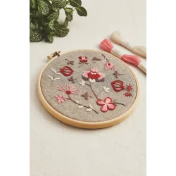 Broderi-Kit - Indiennes Flowers - DMC