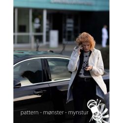 Strikkekit - Trom vest by Navia str M