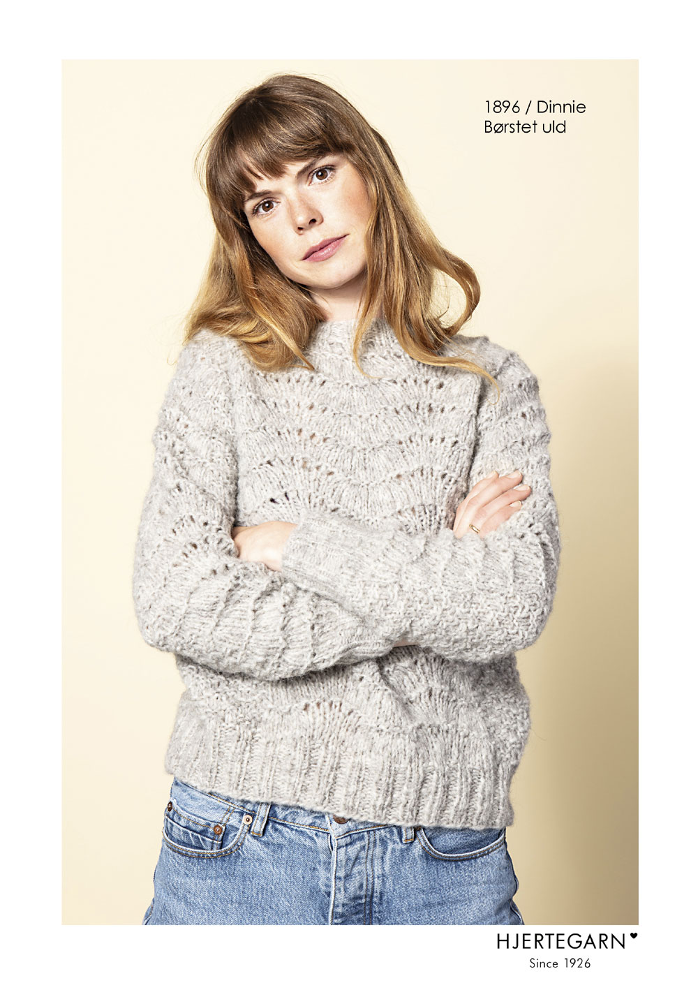 Strikkekit - Brusende b�lger - Hjertegarn