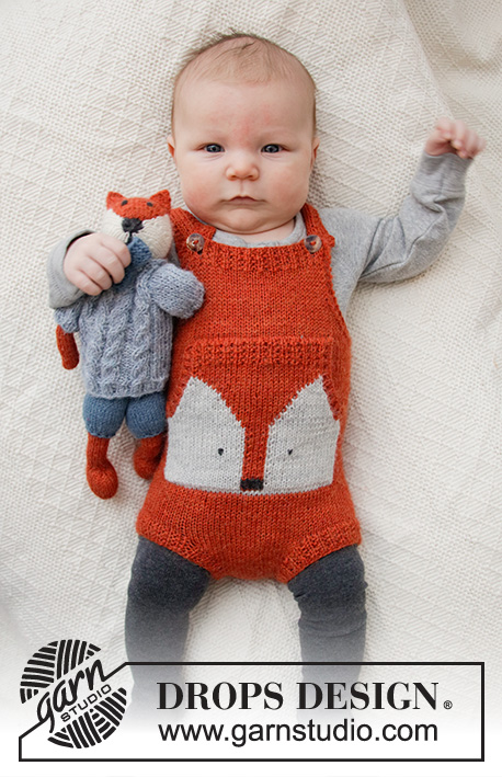 Strikkekit - Baby Fox Onesie