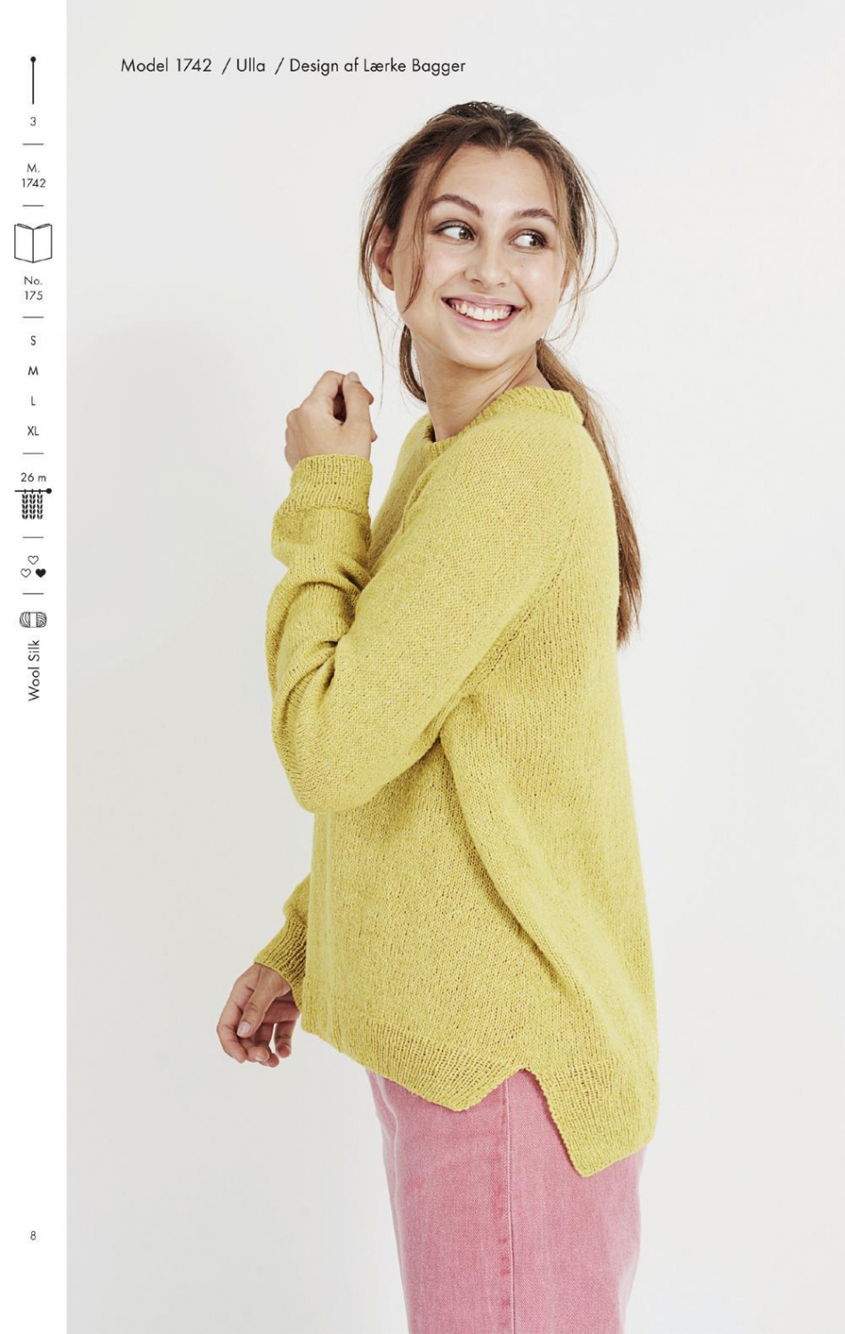 Strikkekit - Ulla - Hjertegarn