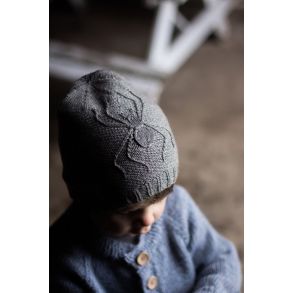 Strikkekit - Edderkop beanie fra CaMaRose