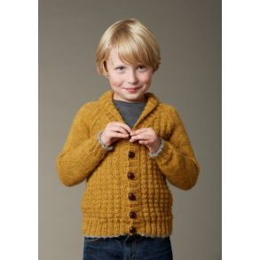 Strikkekit - Cardigan med raglanrmer og sjalskrave fra CaMaRose LAMATWEED