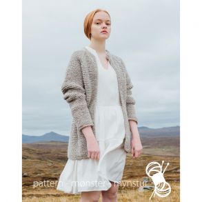 Strikkekit - Cardigan i retstrik - Navia