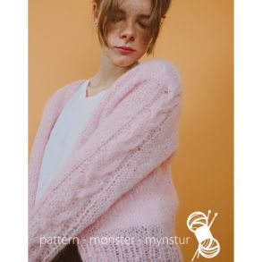 Strikkekit - Lyserød Cardigan - Navia