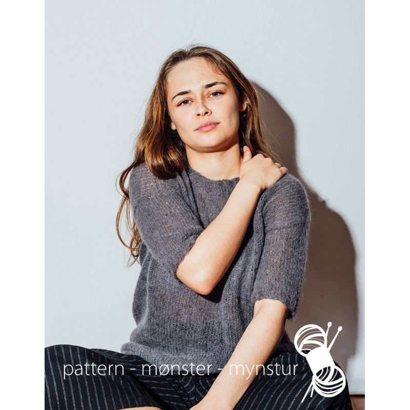 Strikkekit - Gr t-shitrt - Navia