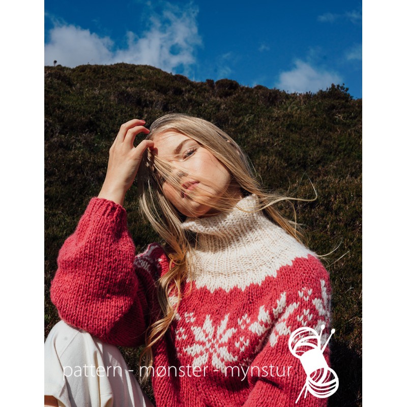 Strikkekit - Sweater med stjerner - Navia