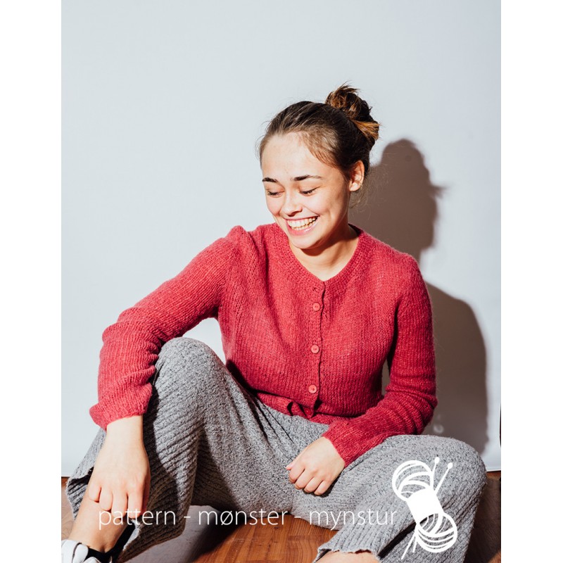 Strikkekit - Enkel cardigan - navia